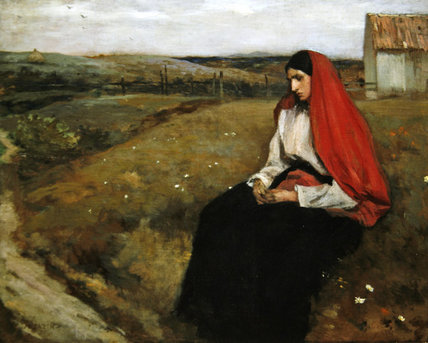 Woman In A Landscape — Jean-charles Cazin