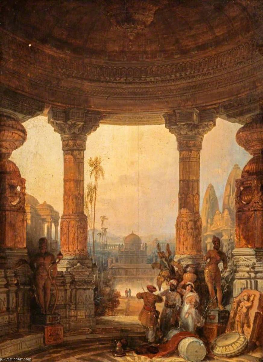 Hindoo Architecture A Composition — デイヴィッド・ロバーツ