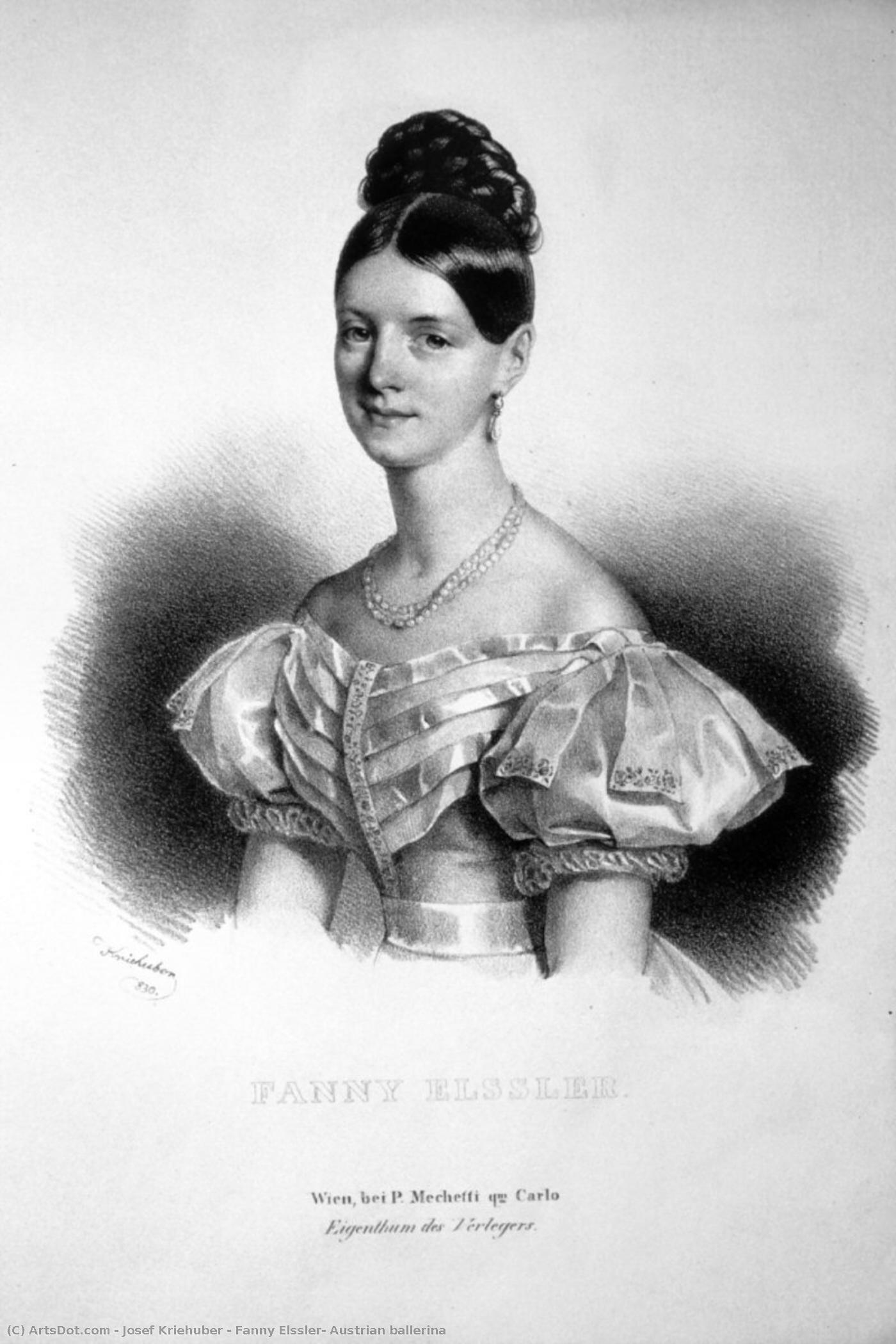 Fanny Elssler, Austrian Ballerina — Josef Kriehuber