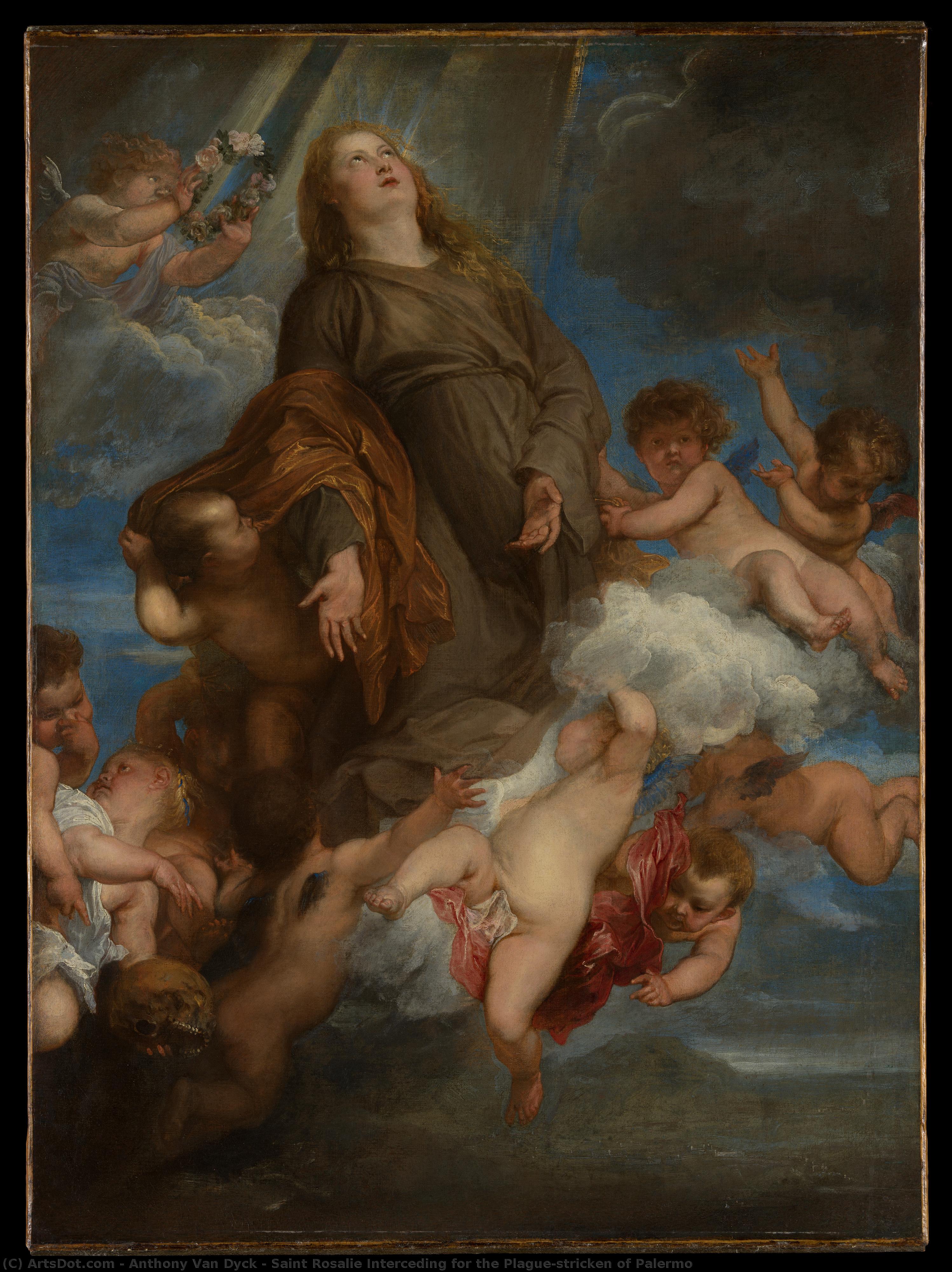 Saint Rosalie Interceding For The Plague-stricken Of Palermo — Sir Anthony Van Dyck