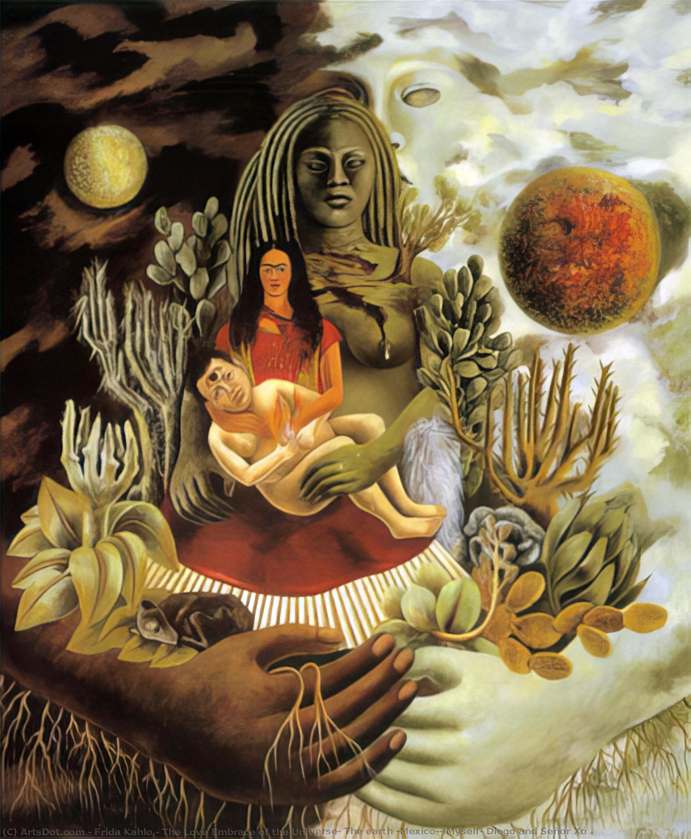 El Abrazo Del Universo De La Amada, La Tierra (méxico), Yo, Diego Y Señor Xó — Frida Kahlo