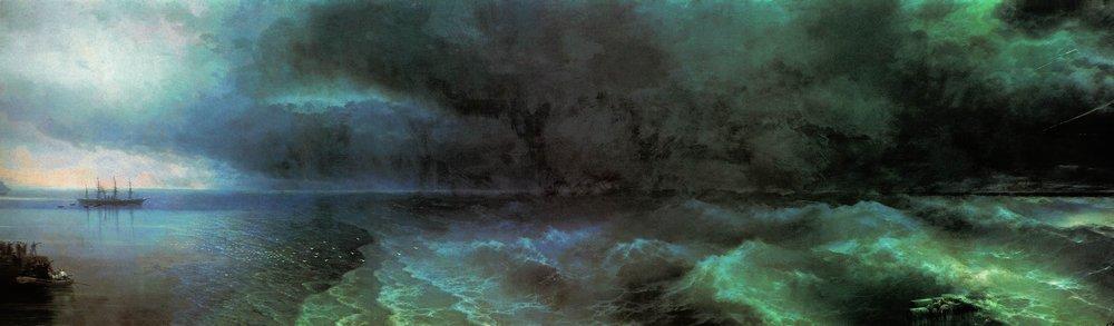 From The Calm To Hurricane — Ivan Konstantinovich Aivazovsky
