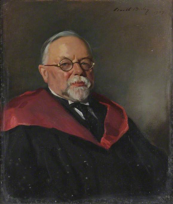 Portrait Of A Man In Academic Dress — Oswald Hornby Joseph Birley