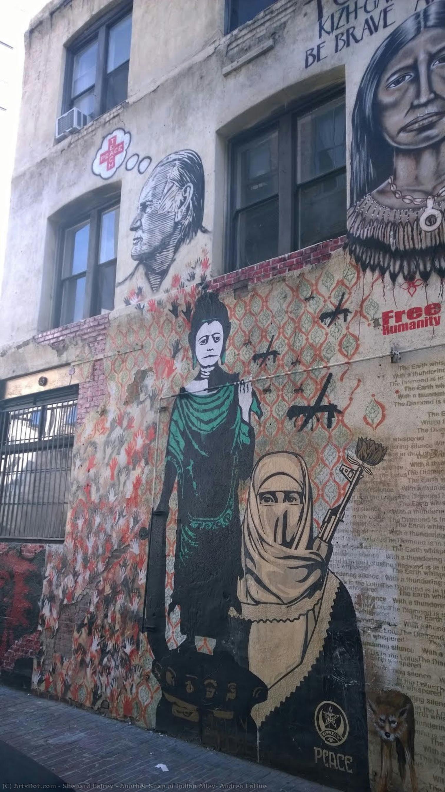 Another Snap Of Indian Alley, Andrea Lahue — Shepard Fairey