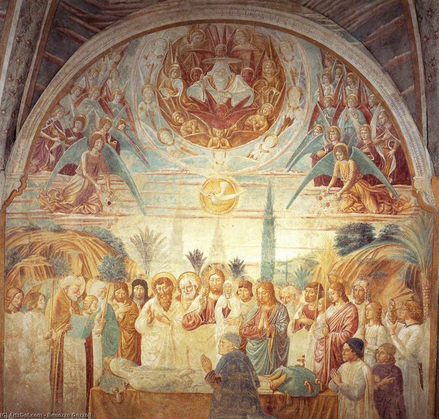 Death Of Mary — Benozzo Gozzoli