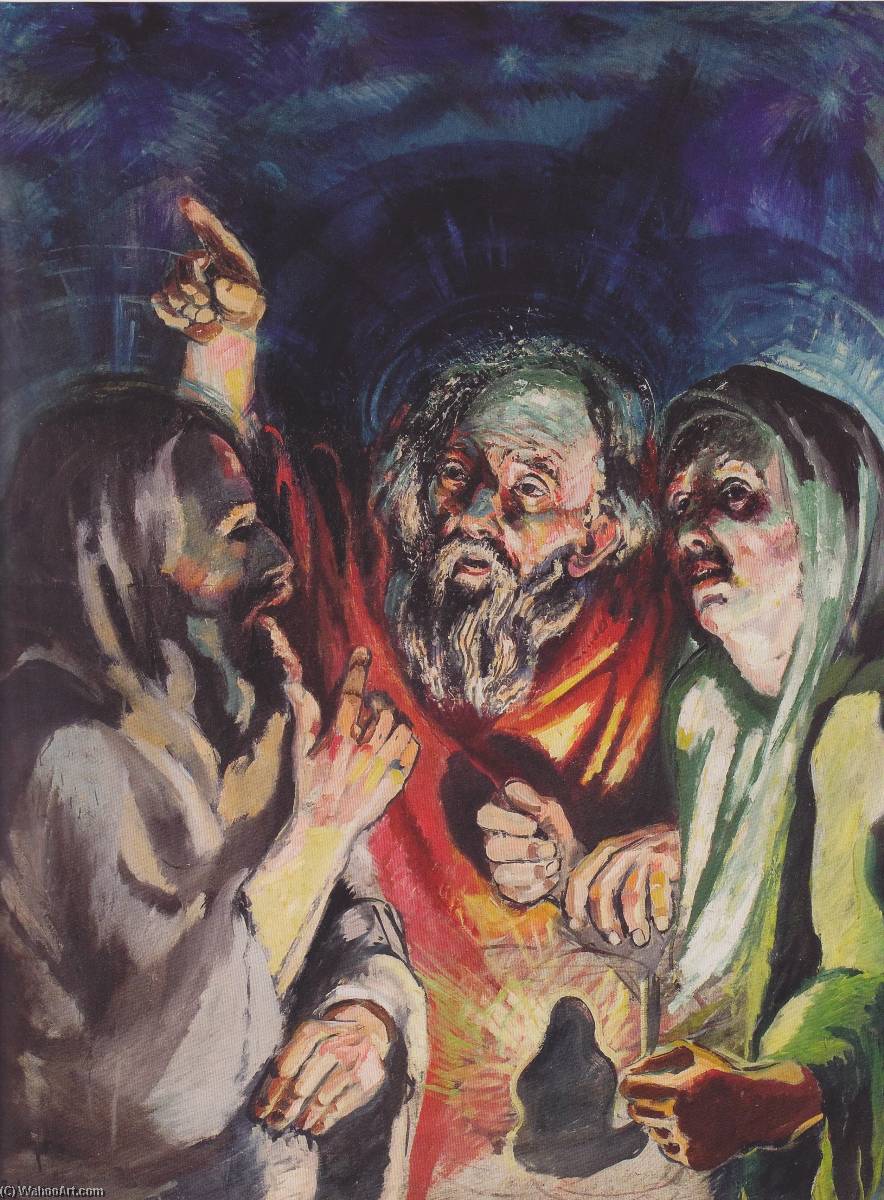 Christ And The Blind And Dumb Man — Aksel Waldemar Johannessen