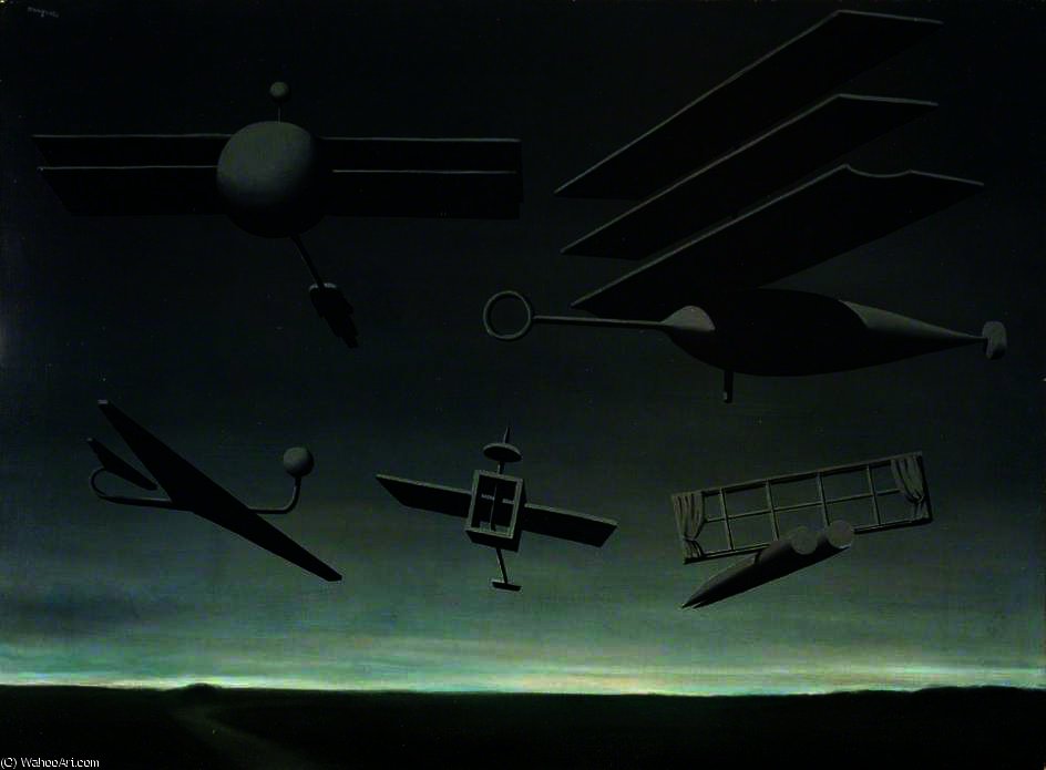 El Bando Negro (the Black Flag) — René Magritte