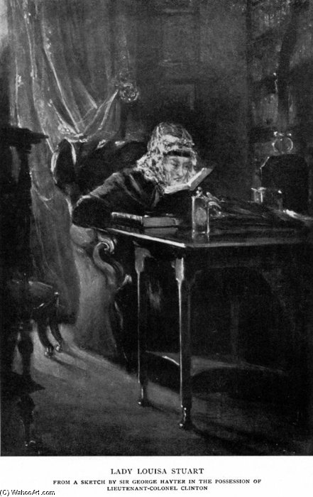 Sketch In Oils Of Lady Louisa Stuart — George Hayter