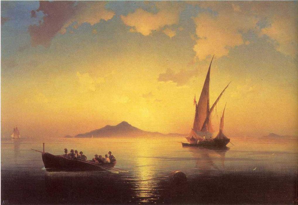 The Bay Of Naples — Ivan Konstantinovich Aivazovsky