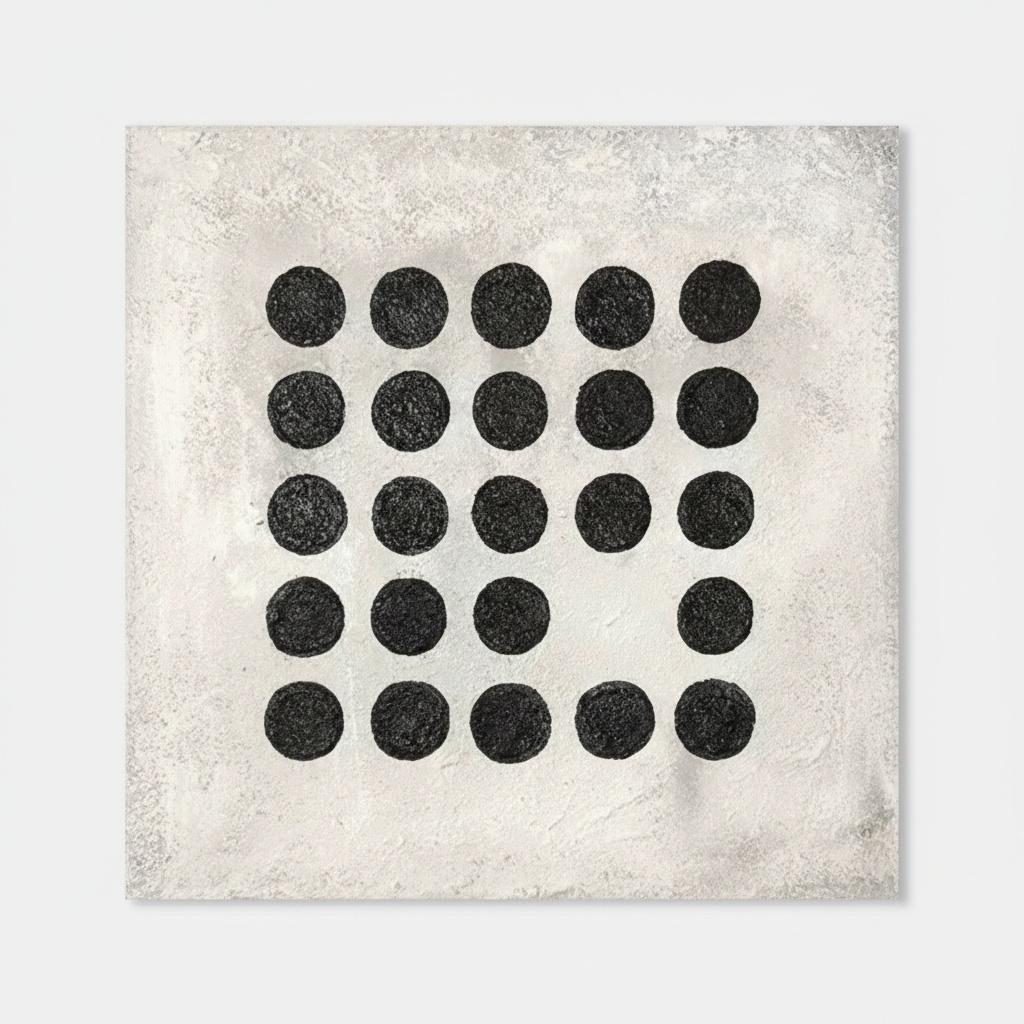 Architectonics Of Silence: A Measured Study In Monochrome Repetition And Form — Laurent Fabre