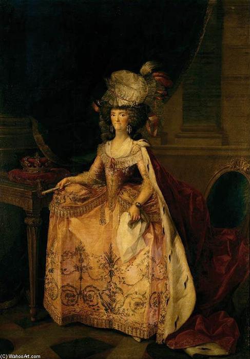Portrait Of Maria Luisa Of Parma, Queen Of Spain — Zacarías González Velázquez