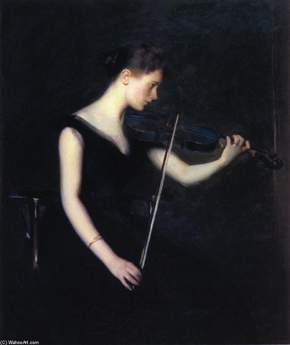 Girl With Violin (also Known As The Violinist) — Edmund Charles Tarbell