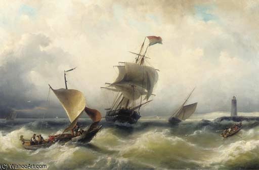 Shipping On A Choppy Sea — Nicolaas Riegen
