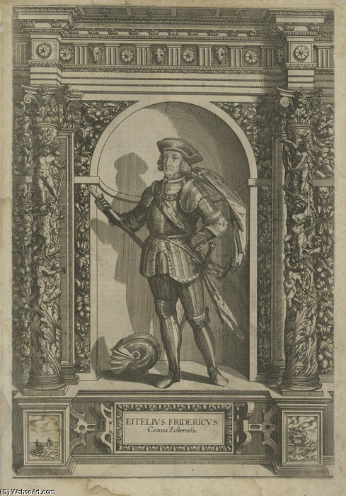 Bildnis Des Eitelivs Fridericvs Comes Zollerensis — Giovanni Battista Fontana