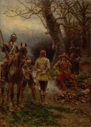 Oliver Cromwell Questioning A Prisoner — Ernest Crofts