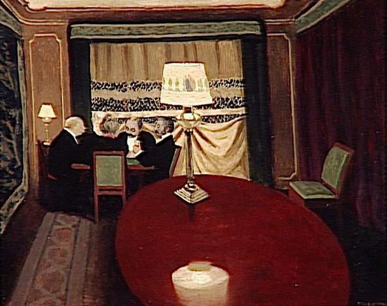 La Partie De Poker — Félix Vallotton