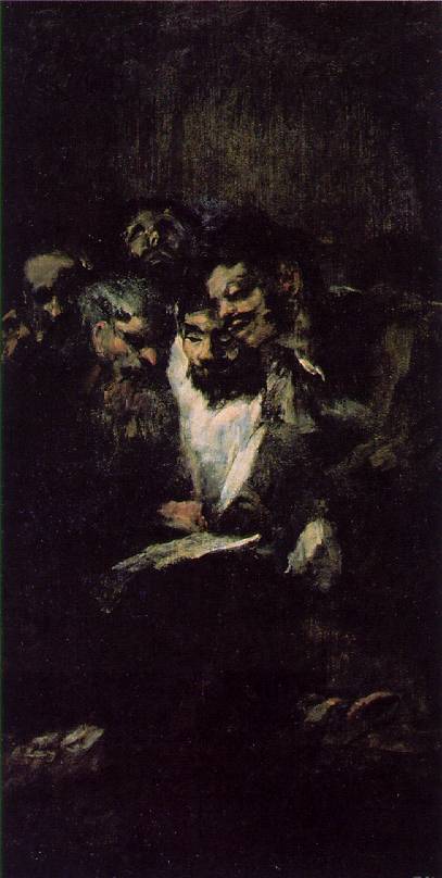 Los Hombres Leyendo — Francisco José De Goya Y Lucientes