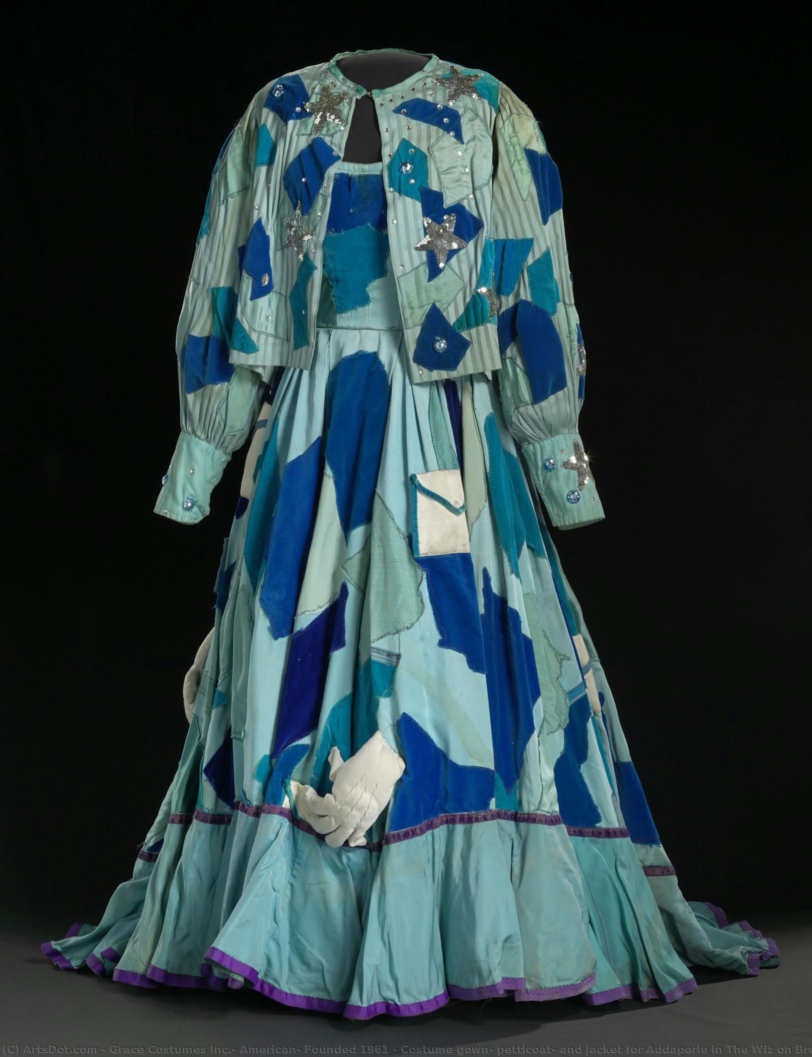 Costume Gown, Petticoat, And Jacket For Addaperle In The Wiz On Broadway — Grace Costumes Inc., American, Founded 1961