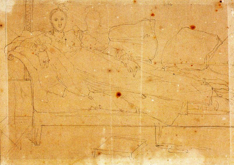 Study For The Portrait Of Marie Marcoz, Later Vicomtesse De Senonnes 1 — Ingre