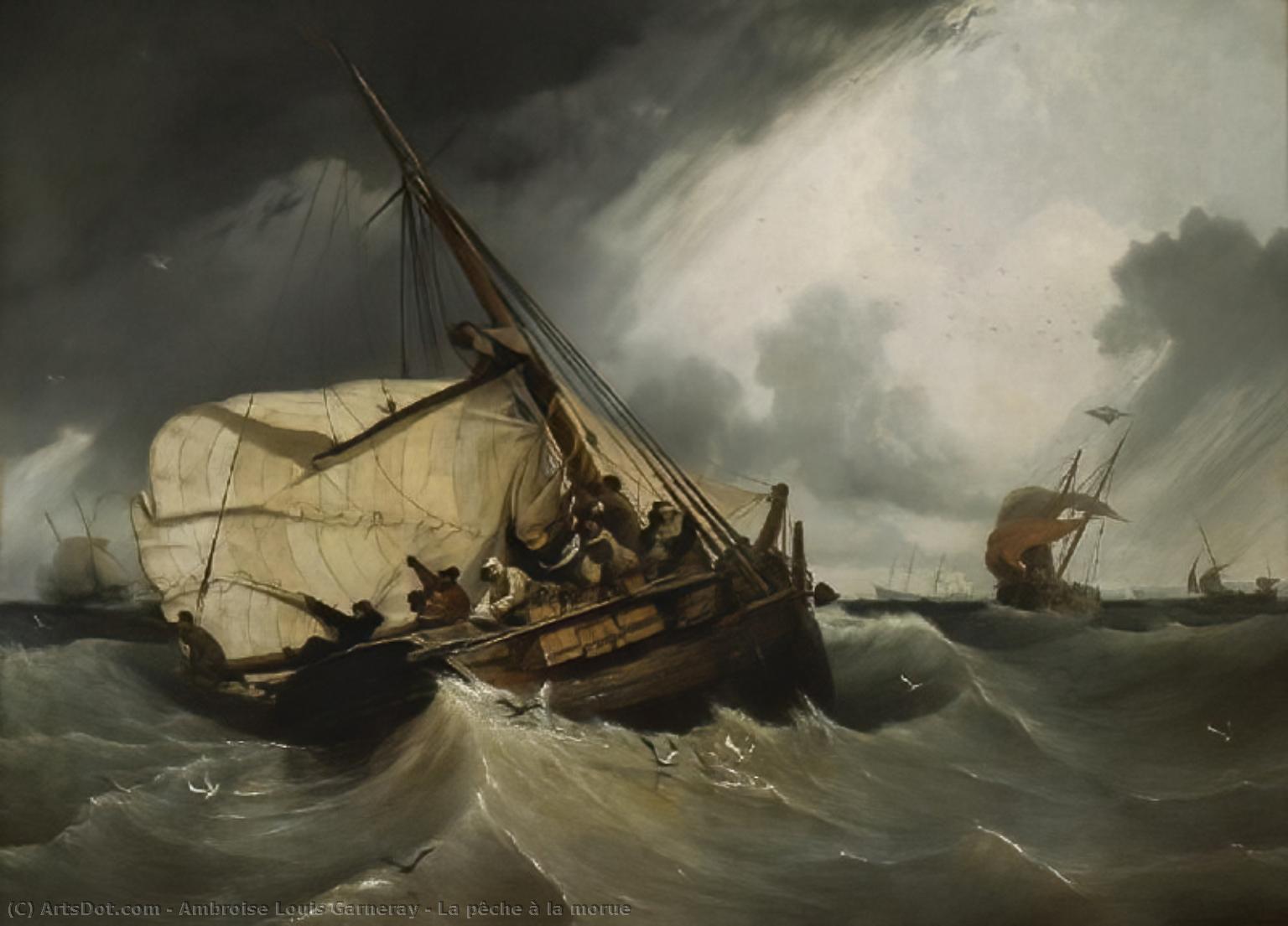 La Pêche À La Morue — Ambroise Louis Garneray