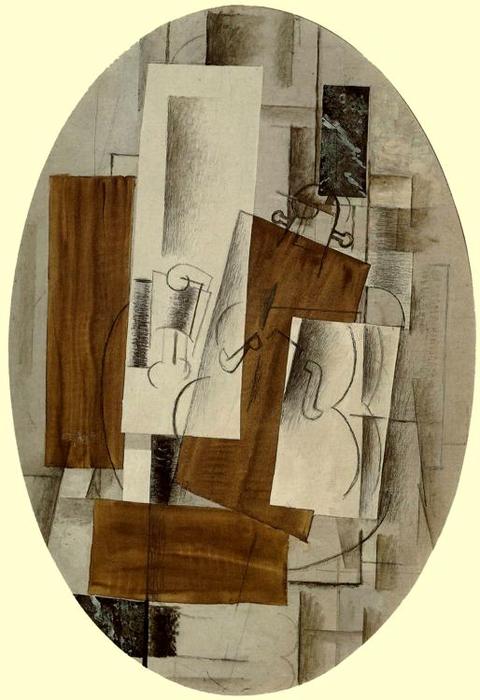 Violin And Glass — ジョルジュ・ブラクエ