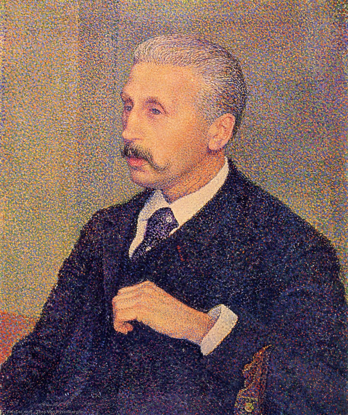 Portrait Of The Painter's Uncle — Theo Van Rysselberghe