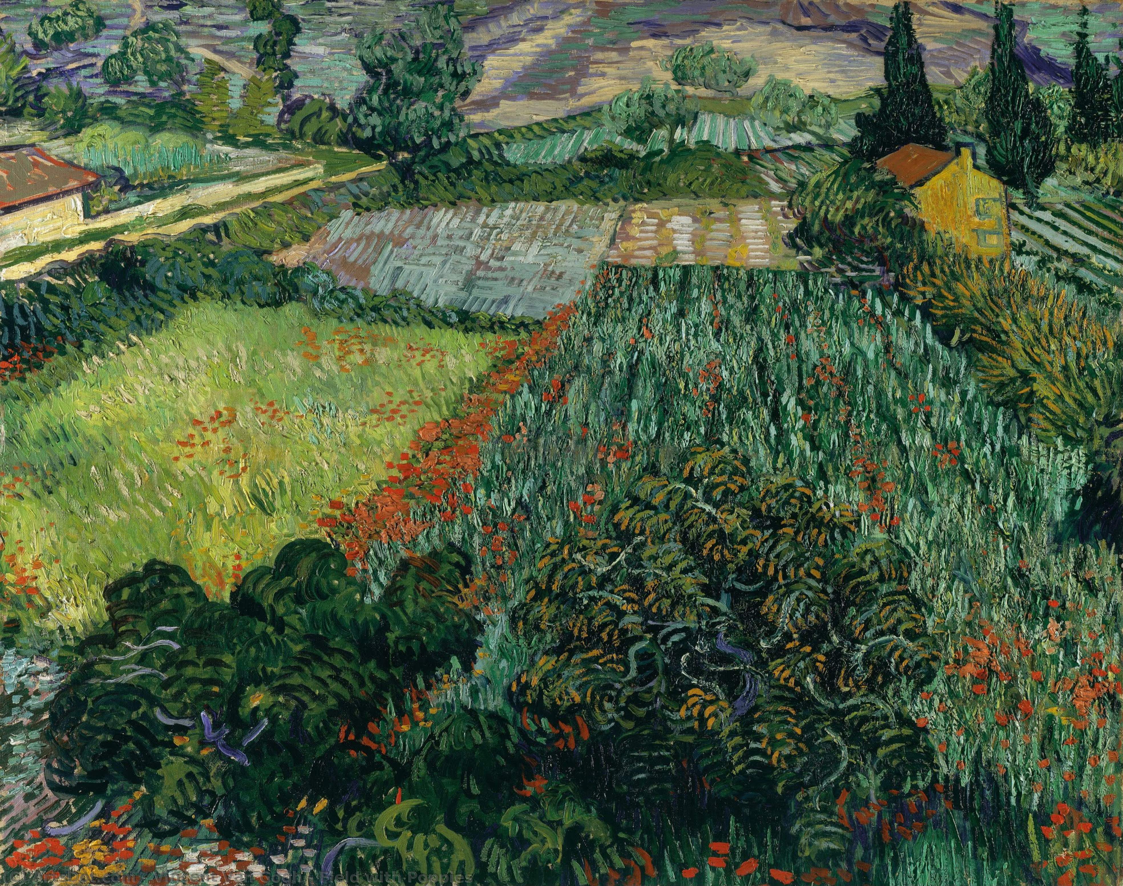 Field With Poppies — Vincent Willem Van Gogh