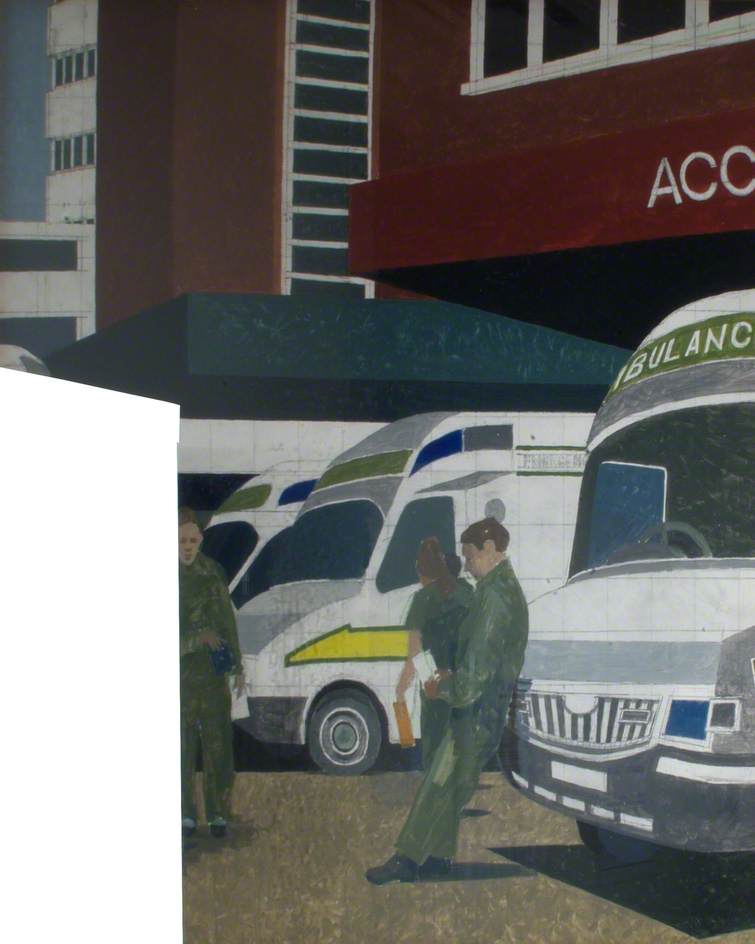 Treatment In Minors, 2003 (detail) (a Set Of 7 Progress Paintings, Panel 7 Of 7) — Stephen Chaplin