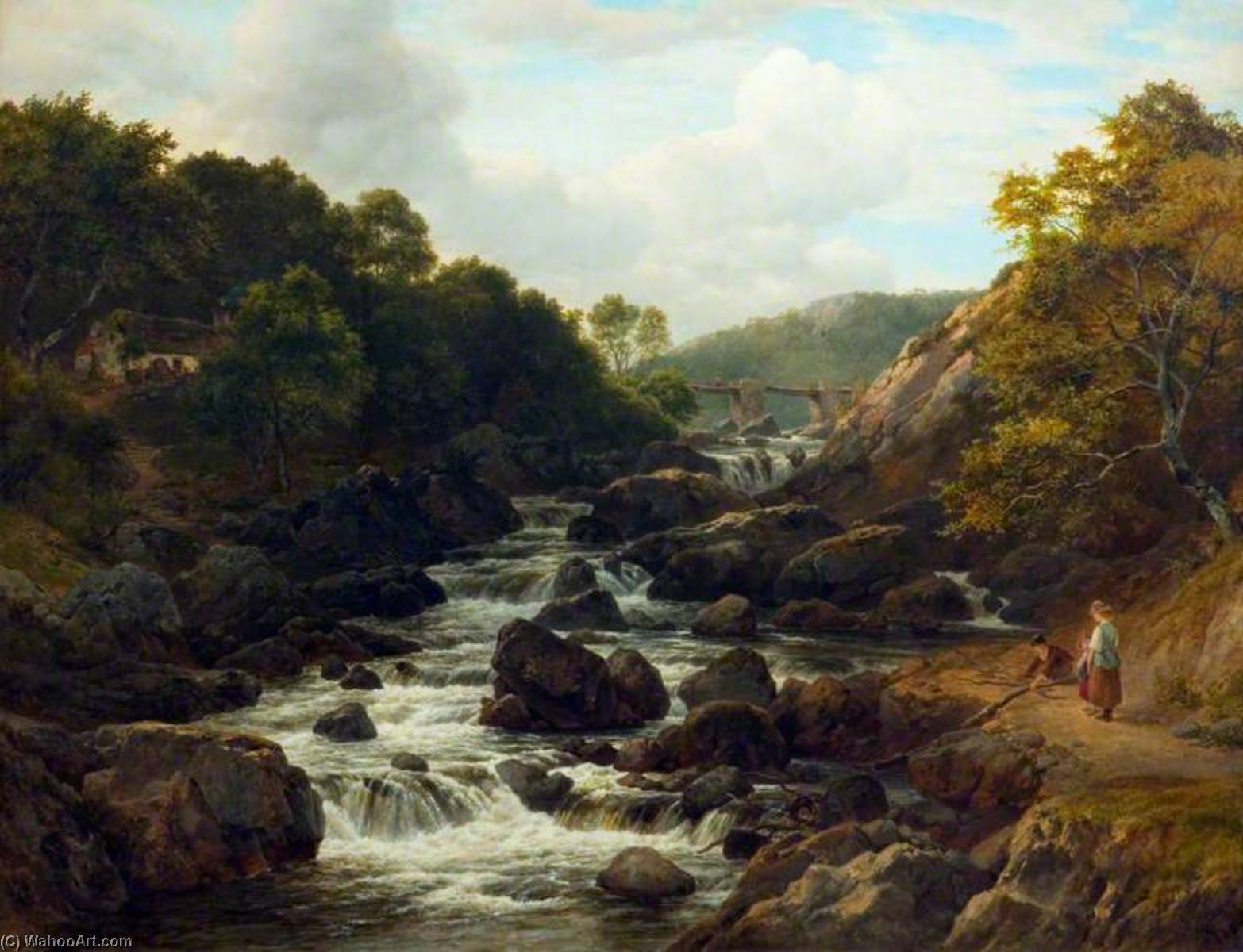 On The Lledr — Edmund Marriner Gill