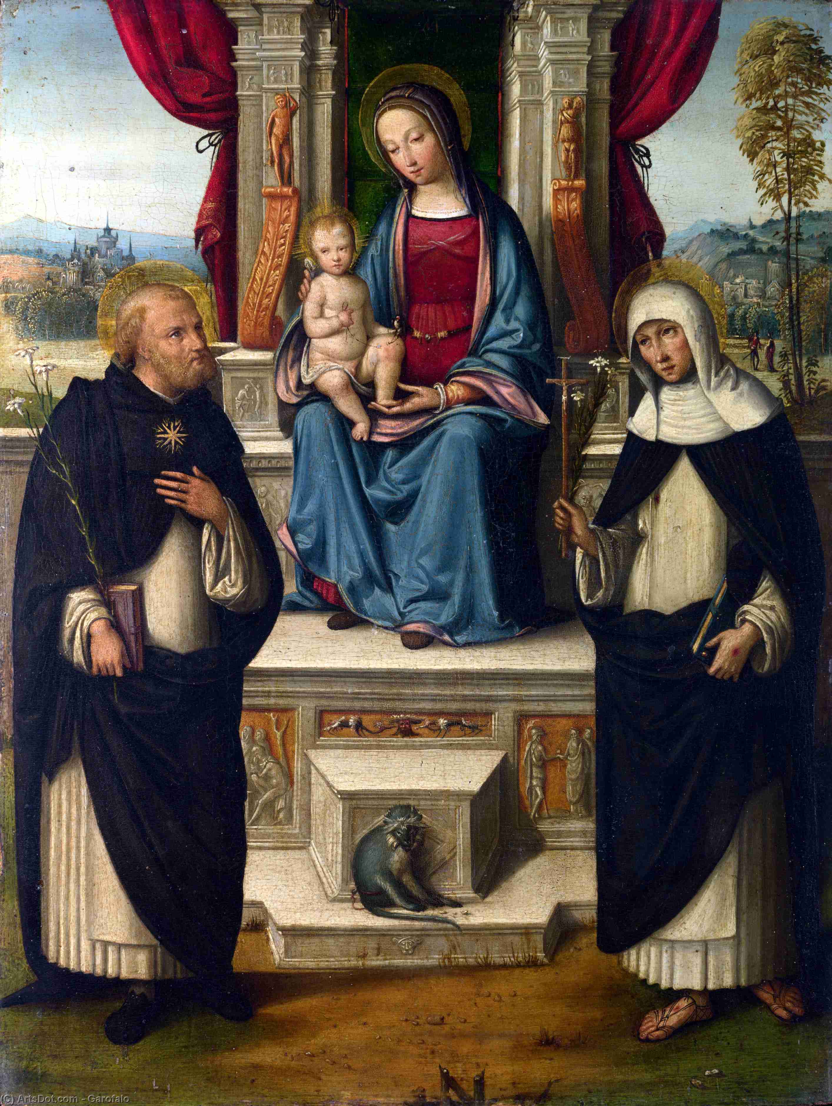The Virgin And Child With Saints — Garofalo