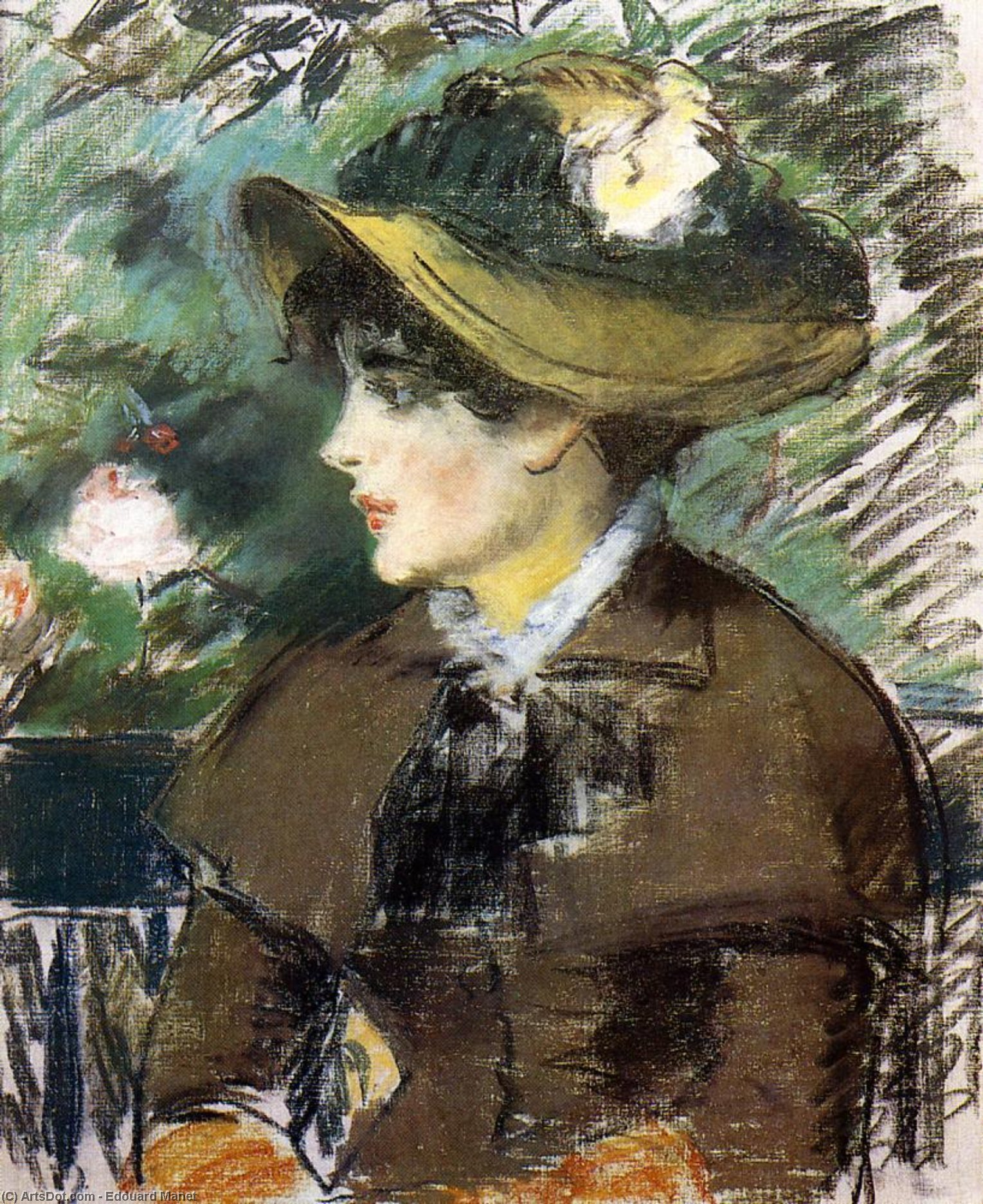 On The Bench — Édouard Manet