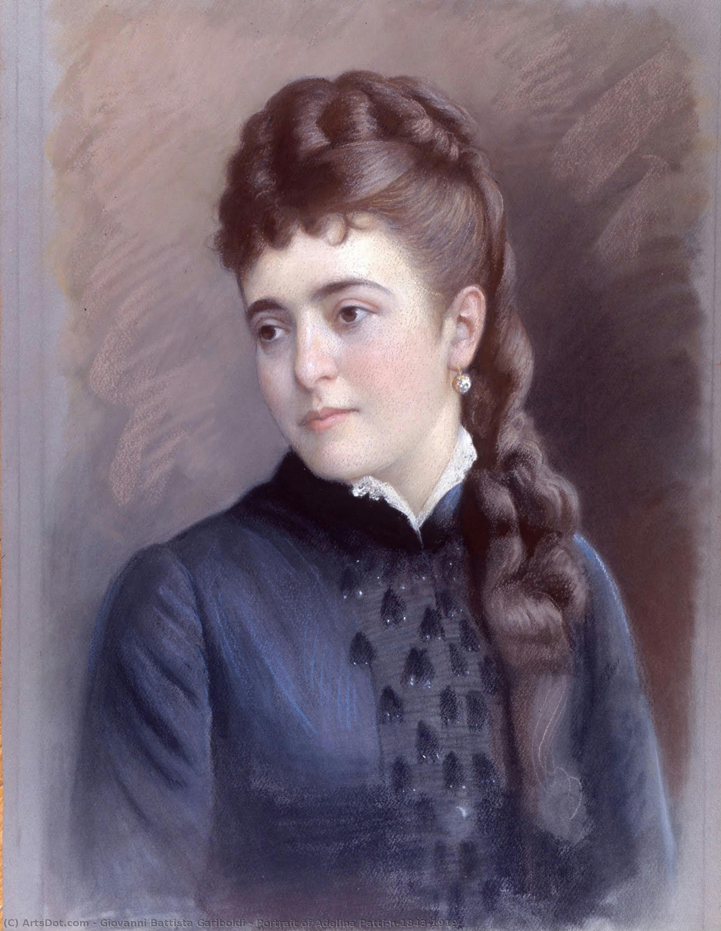 Portrait Of Adelina Patti\n(1843-1919) — Giovanni Battista Gariboldi