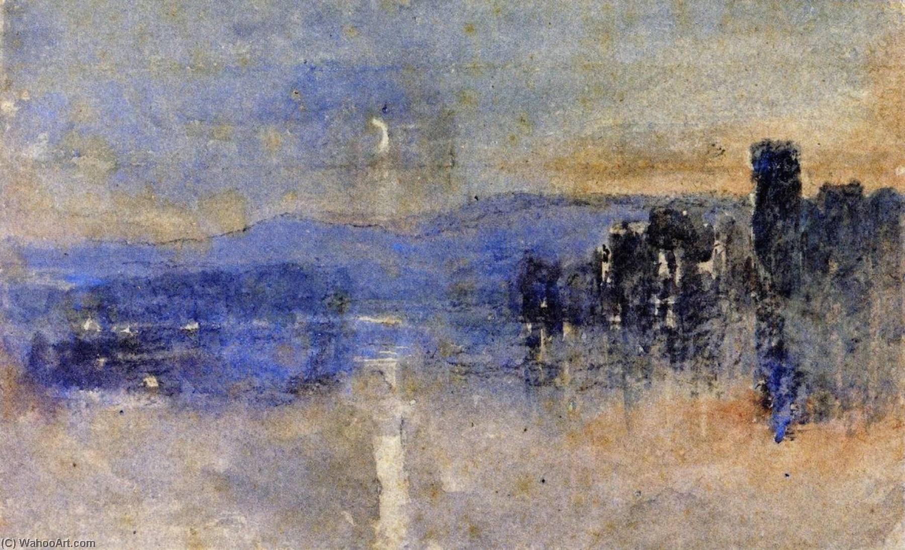 Moonlight Landscape — Дэвид Кокс (старший)