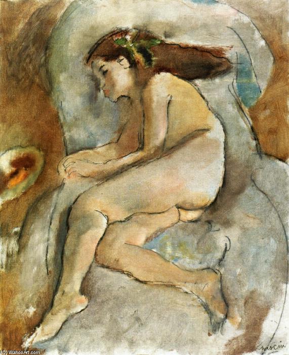 Nude In An Armchair — Julius Mordecai Pincas