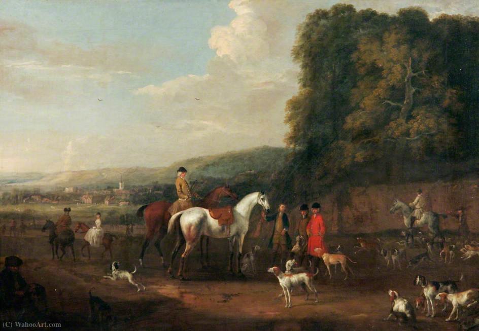 Going-a-hunting With Lord Biron's Pack Of Hounds — Peter Tillemans