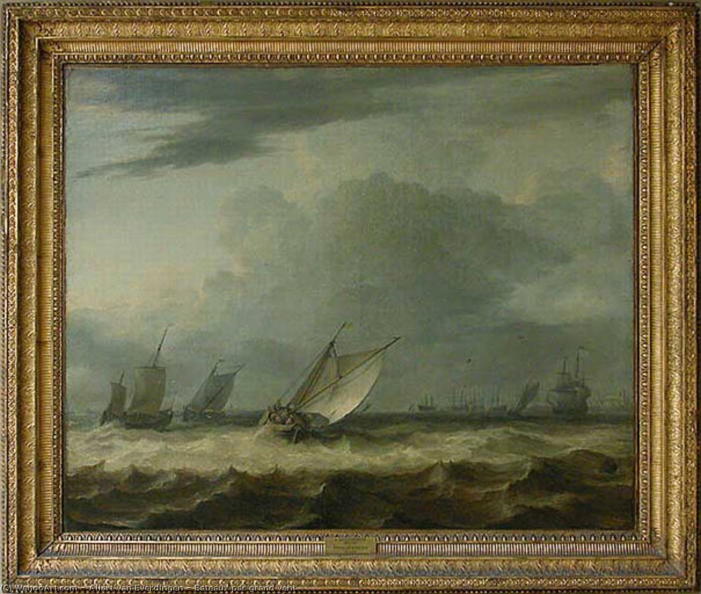 Bateaux Par Grand Vent — Allaert Van Everdingen