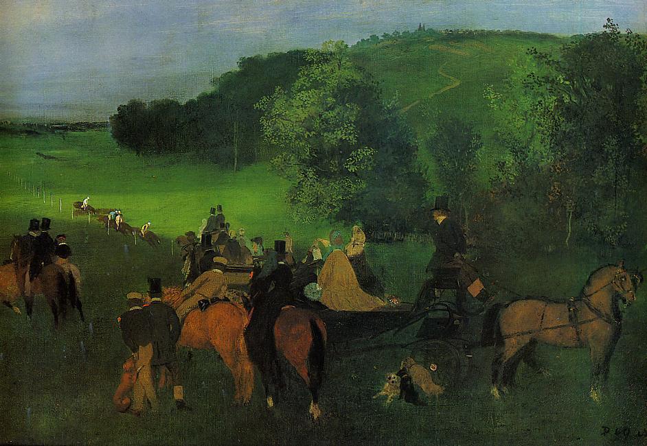 On The Racecourse — Hilaire-germain-edgar Degas