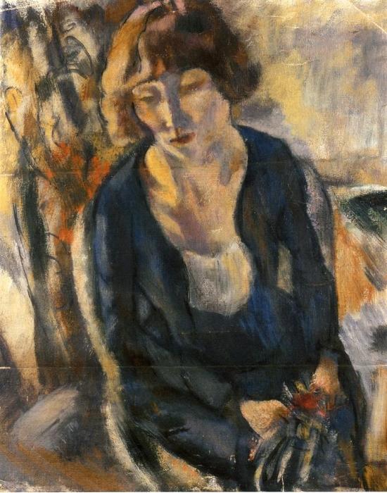 Portrait Of Hermine David — Julius Mordecai Pincas
