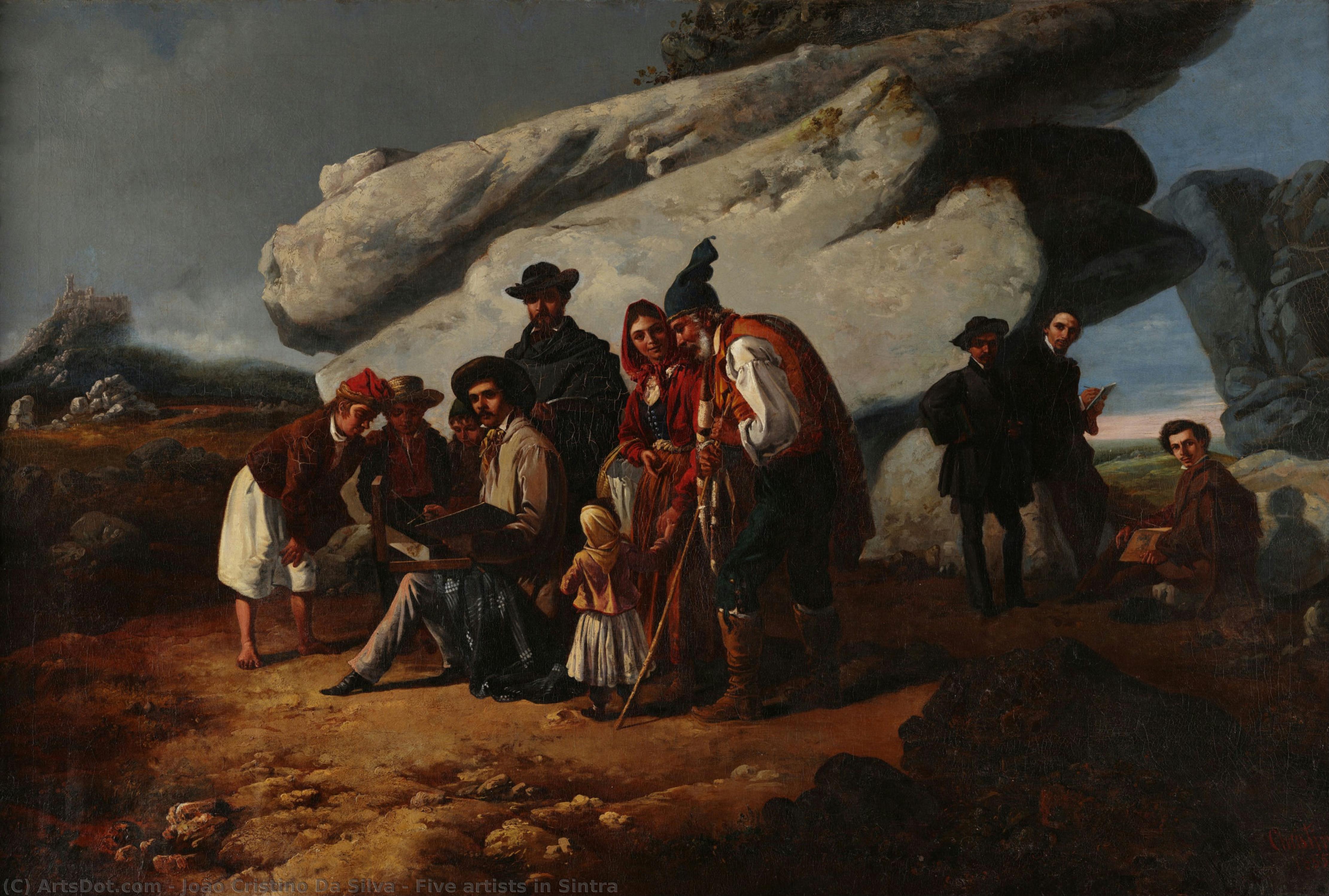 Five Artists In Sintra — João Cristino Da Silva