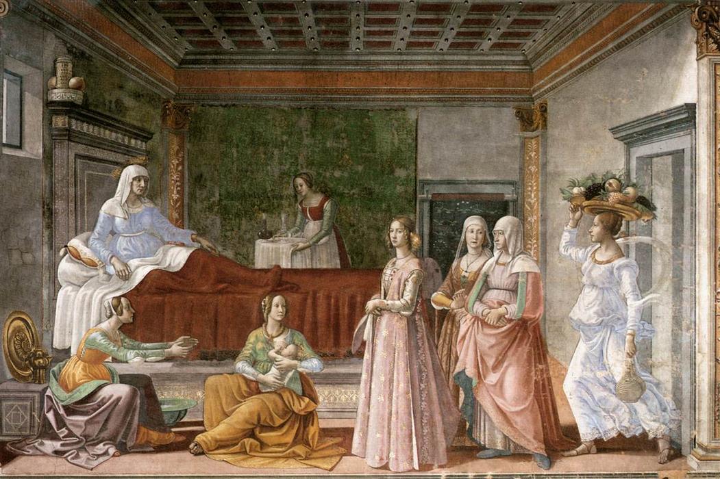 Birth Of St John The Baptist — Domenico Ghirlandaio