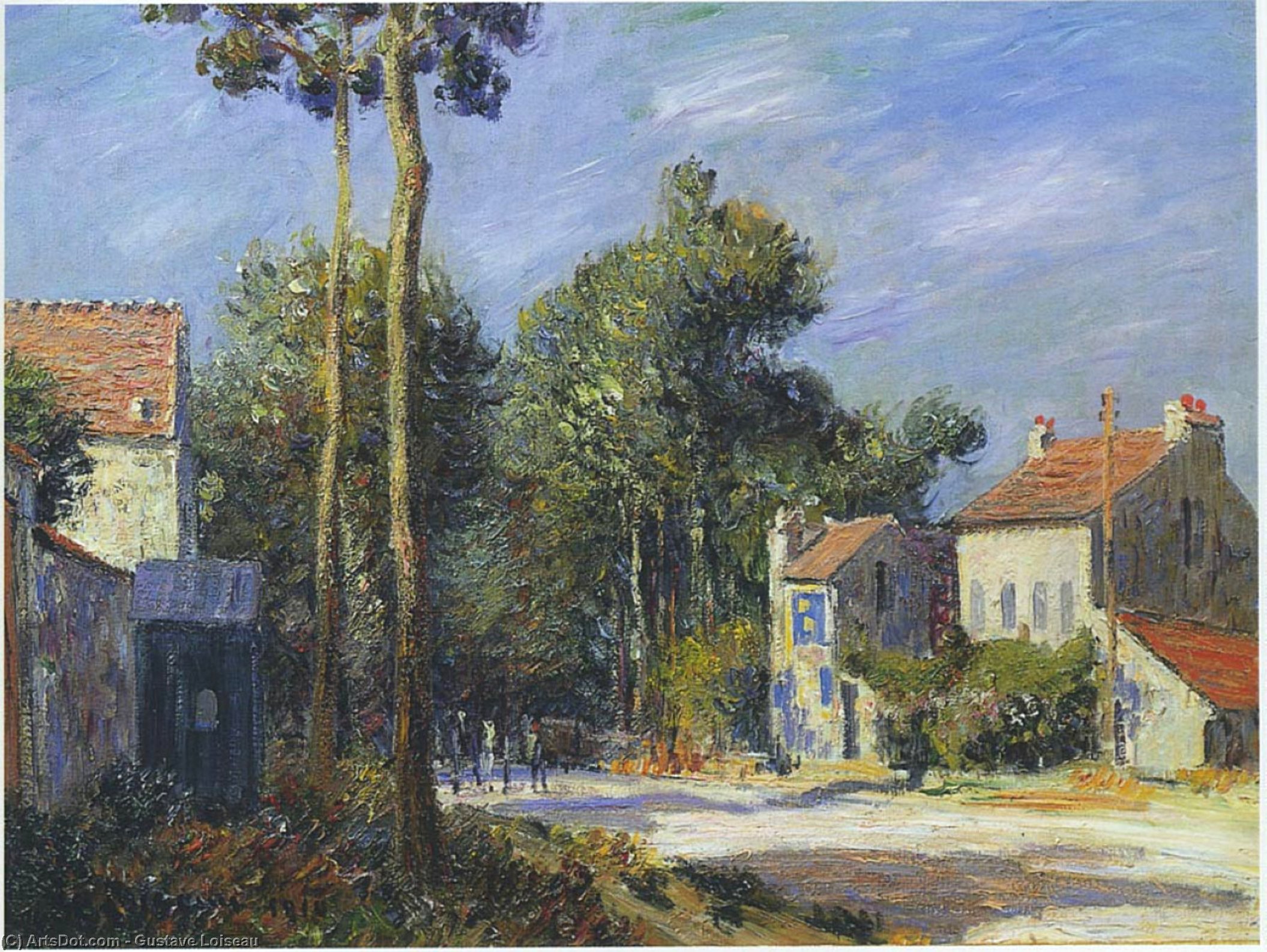 Road To Versailles — Gustave Loiseau