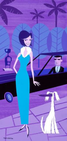 Carolwood Driveaway - (8pm) — Josh Agle (shag)