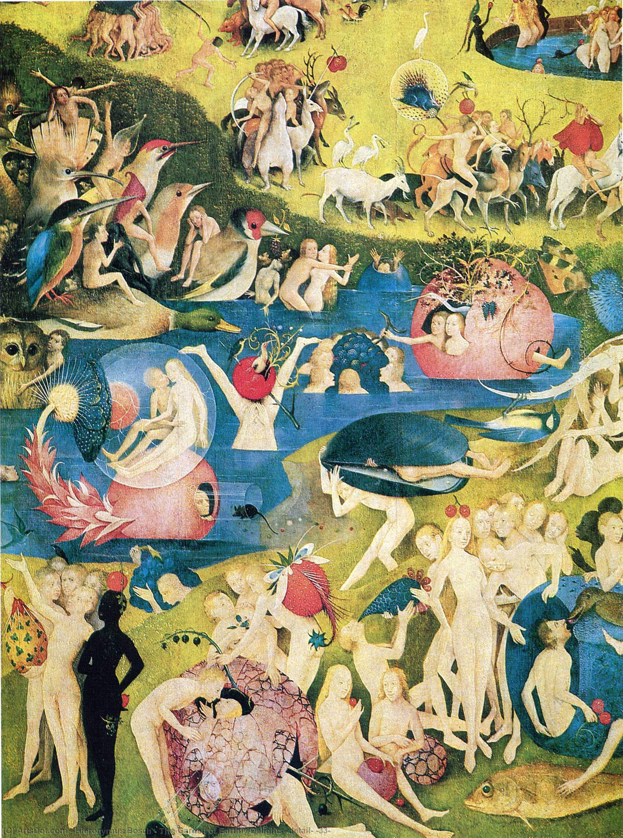 The Garden Of Earthly Delights (detail) (33) — Hieronymus Bosch