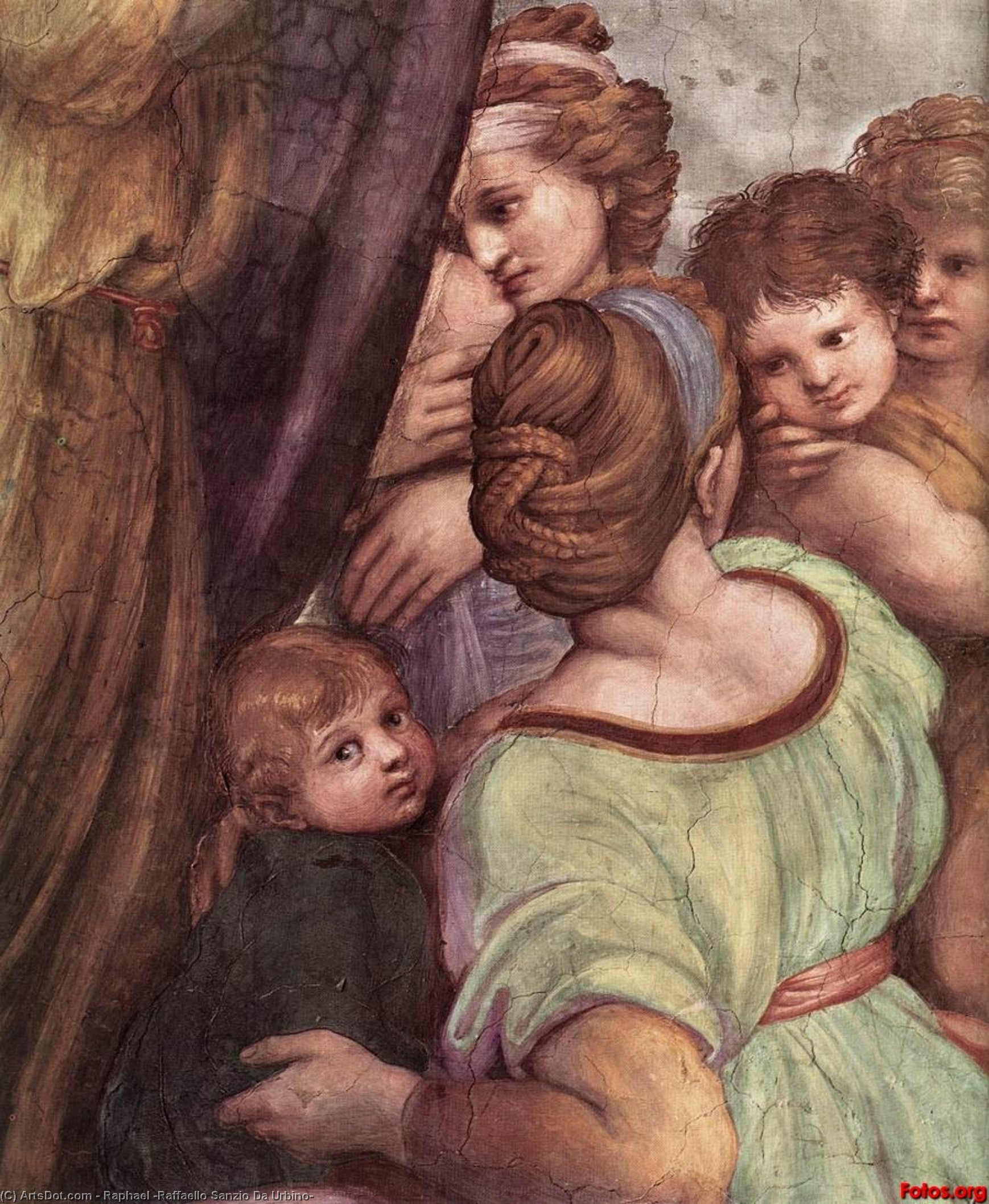 Stanze Vaticane - The Mass At Bolsena (detail) [03] — Raphael