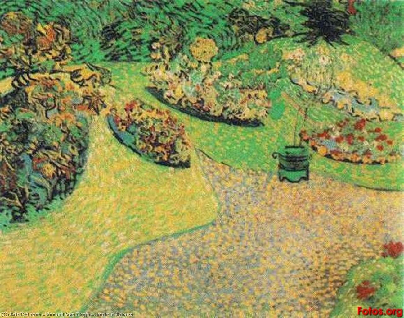 Jardin A Auvers — Vincent Van Gog