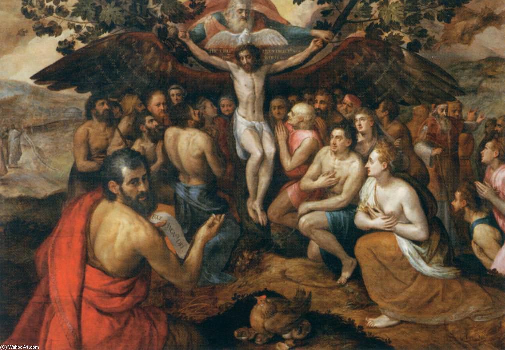 The Sacrifice Of Jesus Christ, Son Of God, Gathering And Protecting Mankind — Frans Floris