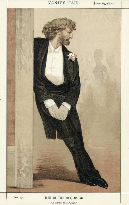 Caricature Of Frederic Leighton — Jacques Joseph Tissot