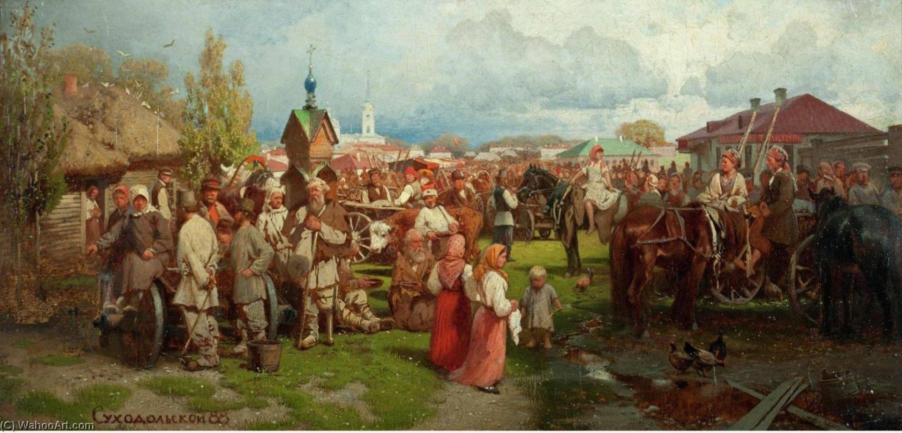 Fair At Sorochinsk (also Known As Fair At Sorochinsk) — Petr Sukhodolsky