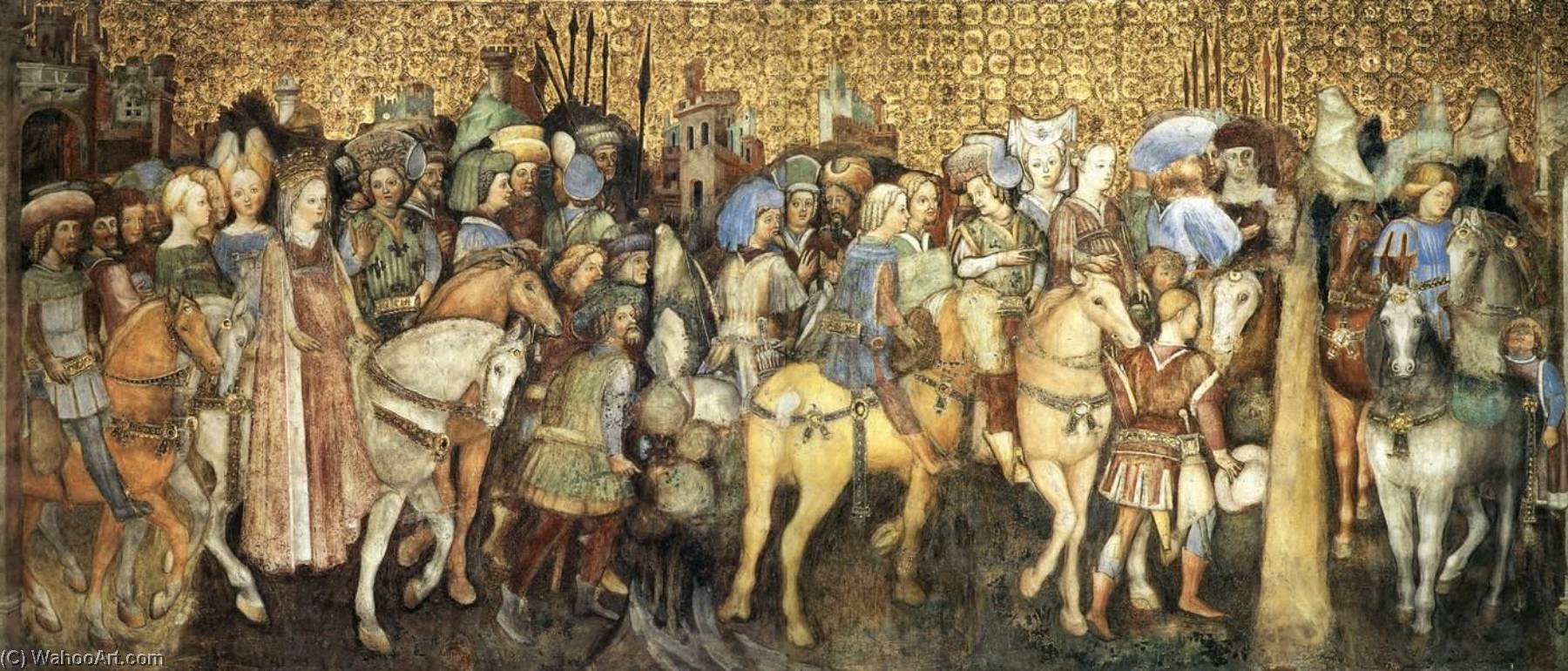 Theodolinda Cycle (scenes No. 14 15) — Franceschino Zavattari
