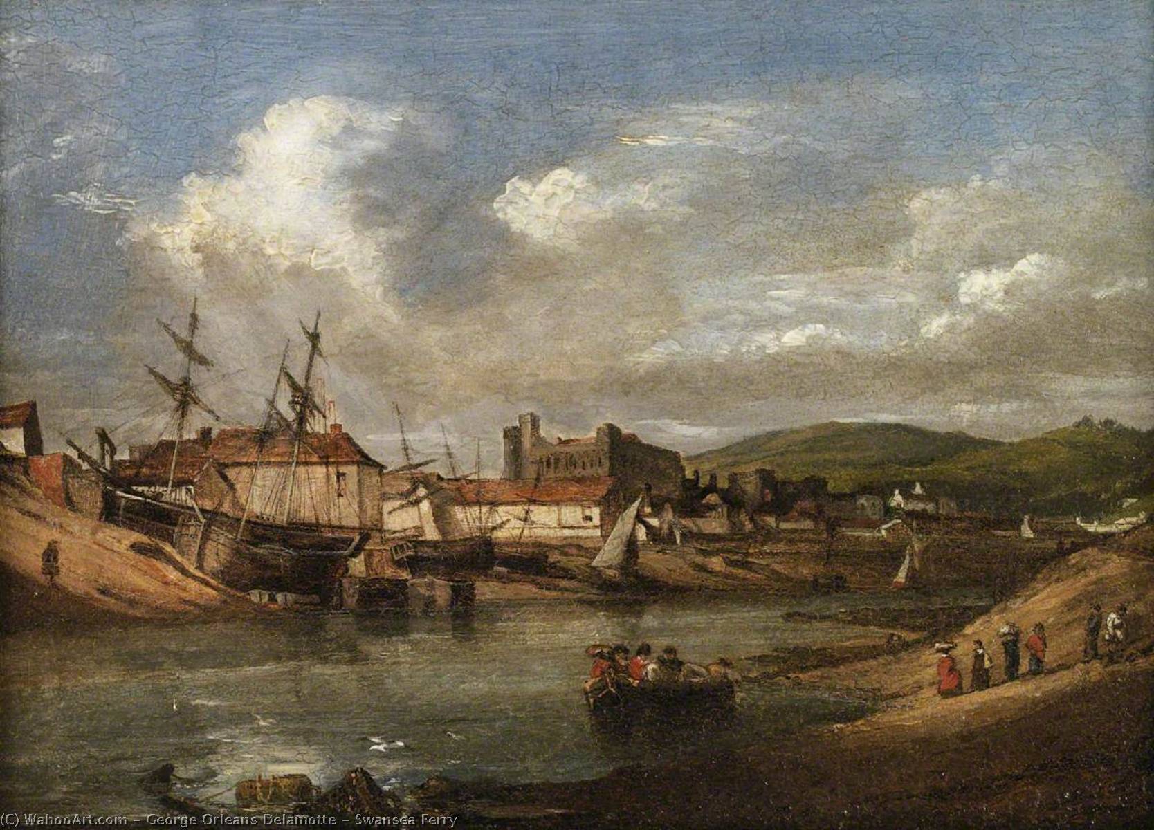 Swansea Ferry — George Orleans Delamotte